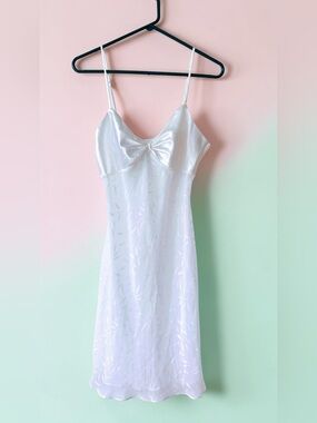 Rose Passion White Slip Dress size L